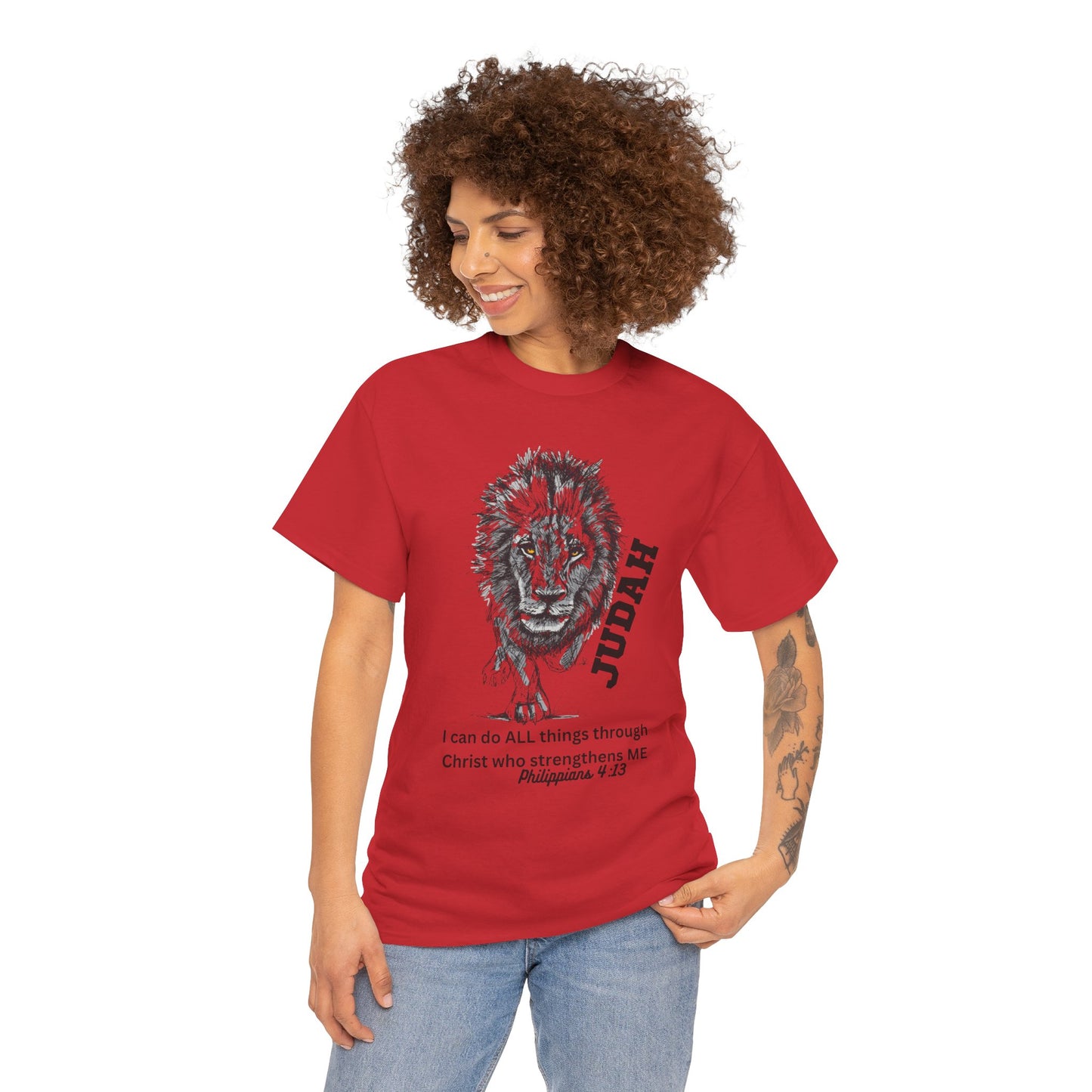 Lion of Judah – ‘I Can Do All Things’ Philippians 4:13 Tee