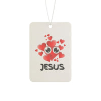 Eye Love Jesus Heart Car Air Freshener