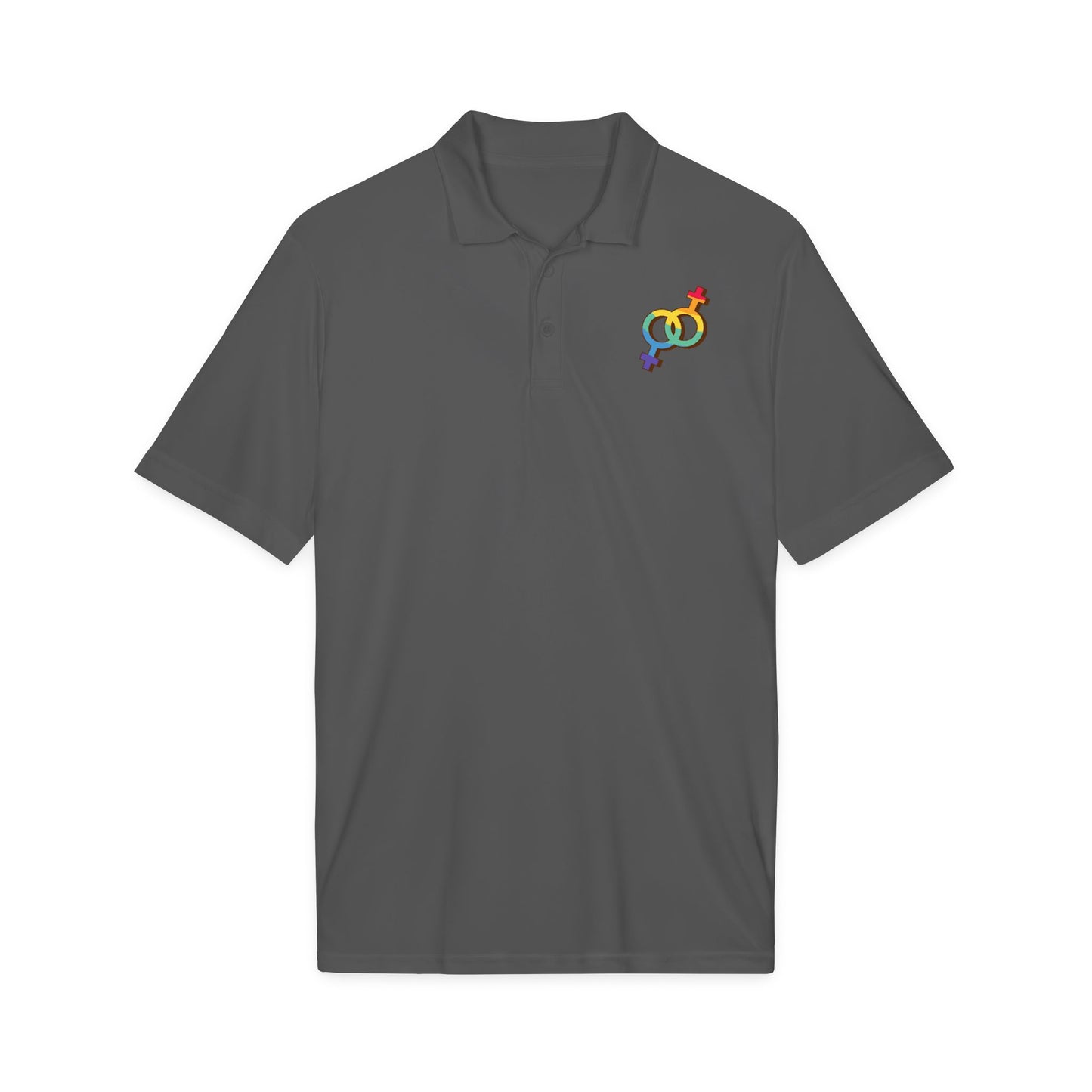 Female Rainbow Symbols Polo Shirt