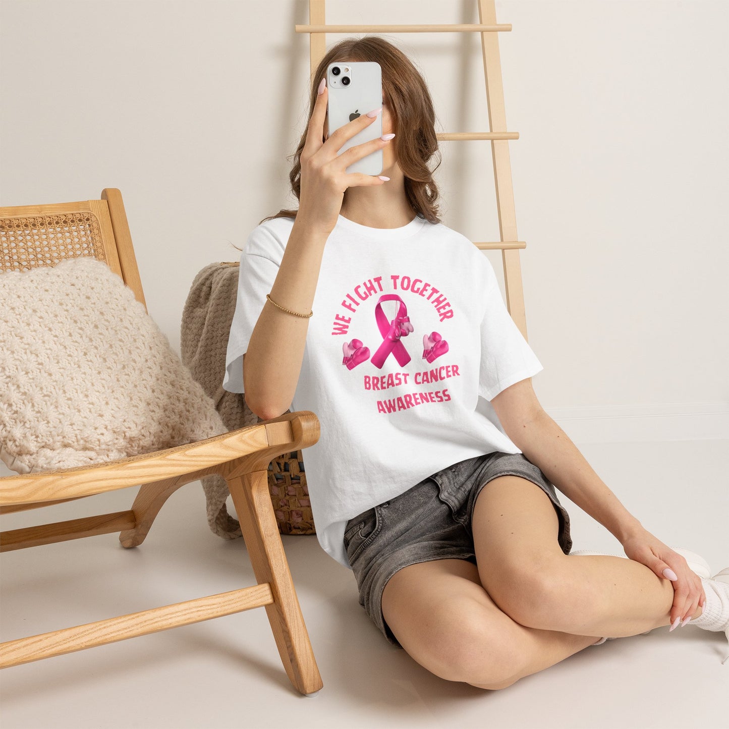 We Fight Together Breast Cancer Awareness Tee