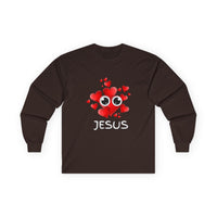 Eye Love Jesus Long-Sleeve - White
