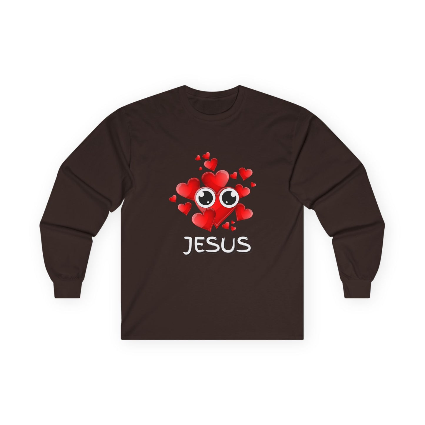 Eye Love Jesus Long-Sleeve - White