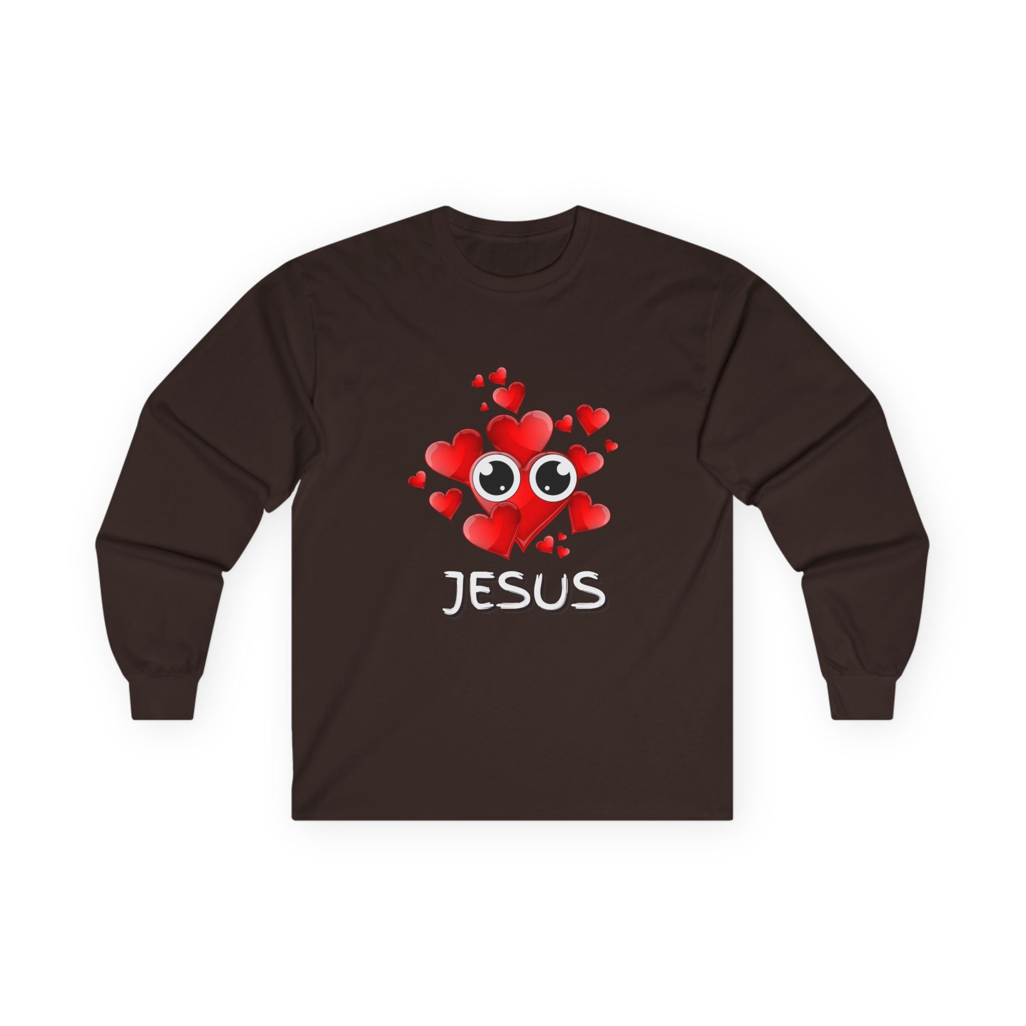 Eye Love Jesus Long-Sleeve - White