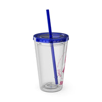 Breast Cancer Survivor 16oz Tumbler with Straw