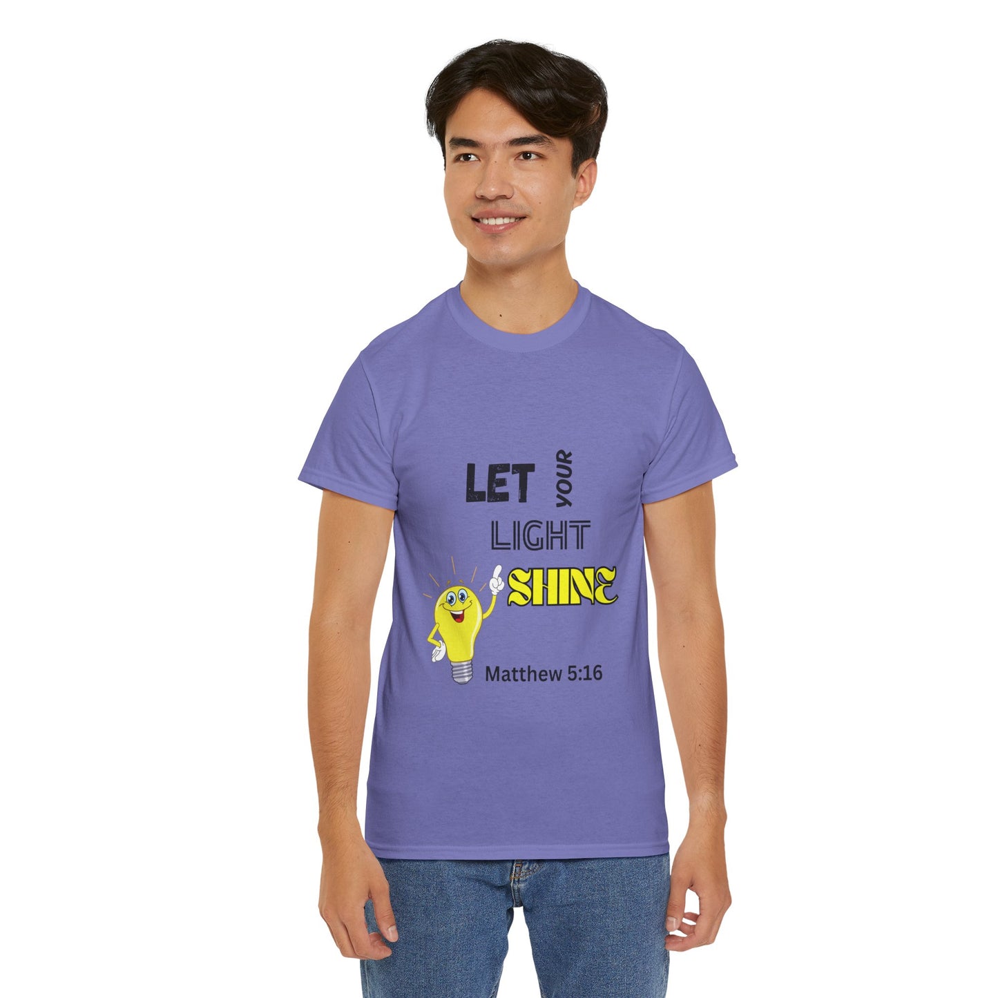 Let Your Light Shine T-Shirt – Matthew 5:16