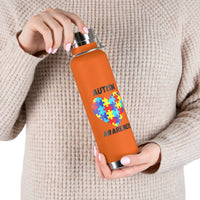 Autism Puzzle Heart Awareness — 22oz Insulated Water Bottle