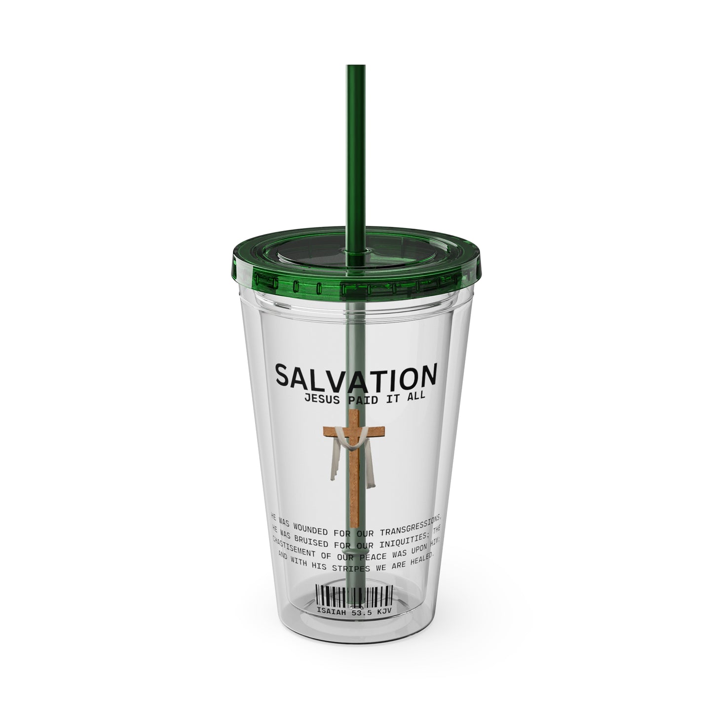 Salvation - Jesus Paid 16oz Tumbler with Straw
