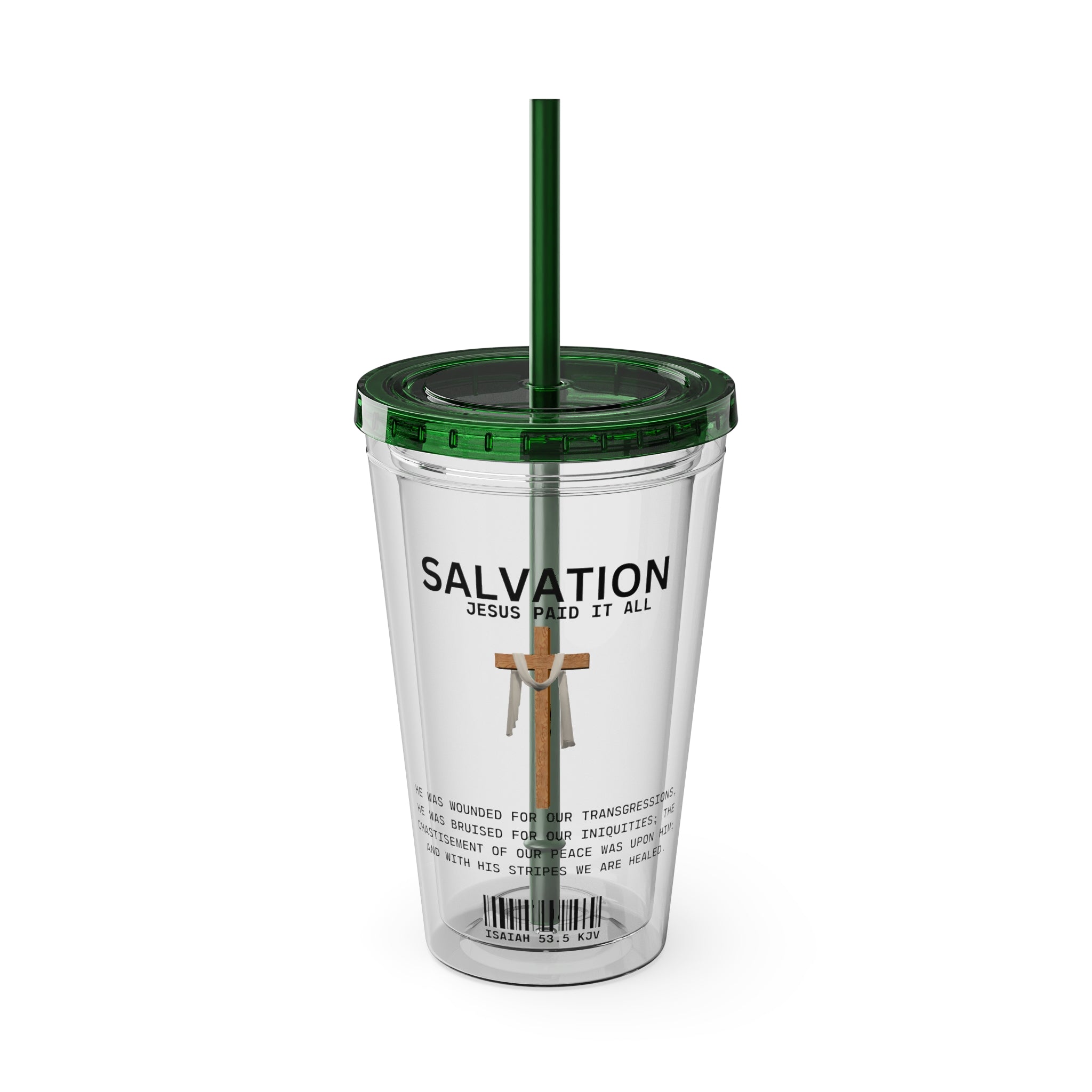 Salvation - Jesus Paid 16oz Tumbler with Straw