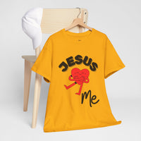 Jesus Loves Me Heart Tee – Cute Christian Faith Graphic T-Shirt