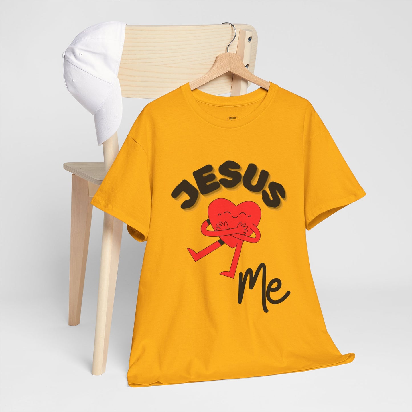 Jesus Loves Me Heart Tee – Cute Christian Faith Graphic T-Shirt