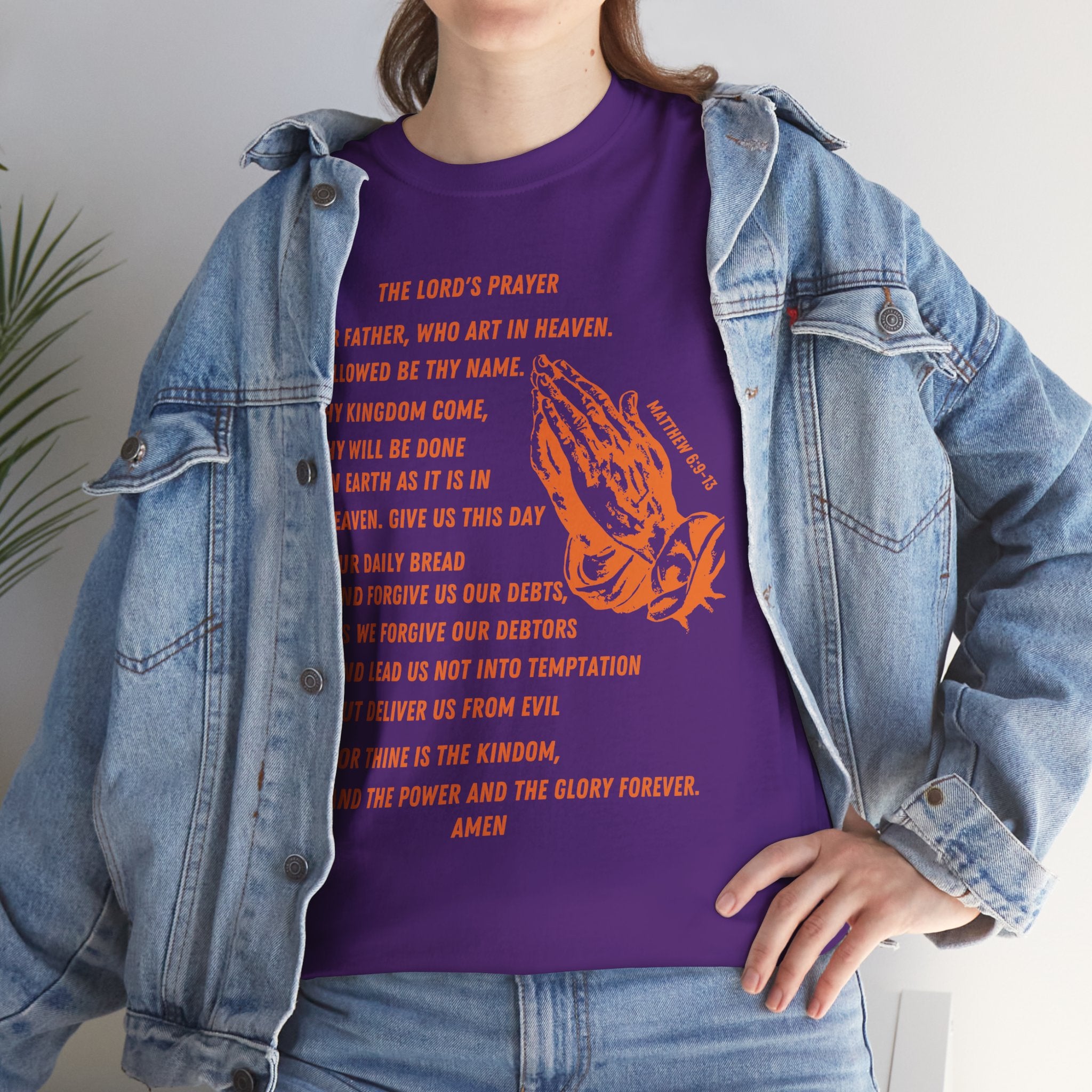 The Lord’s Prayer T-Shirt - Orange
