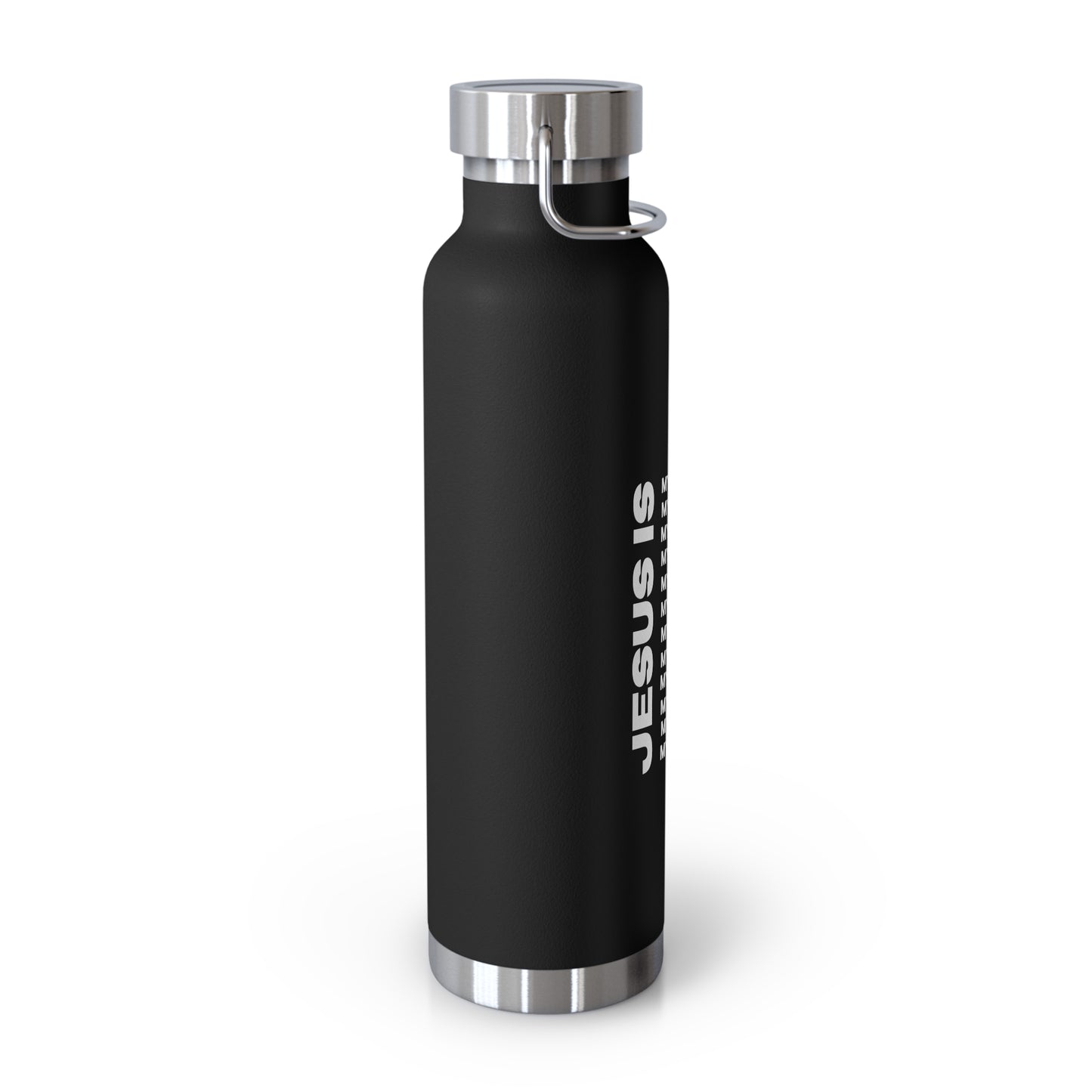 Christian JESUS IS 22oz Insulated Water Bottle - White