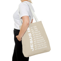 Christian JESUS IS Tote Bag - Sand