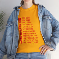 Christian JESUS IS T-Shirt - Red