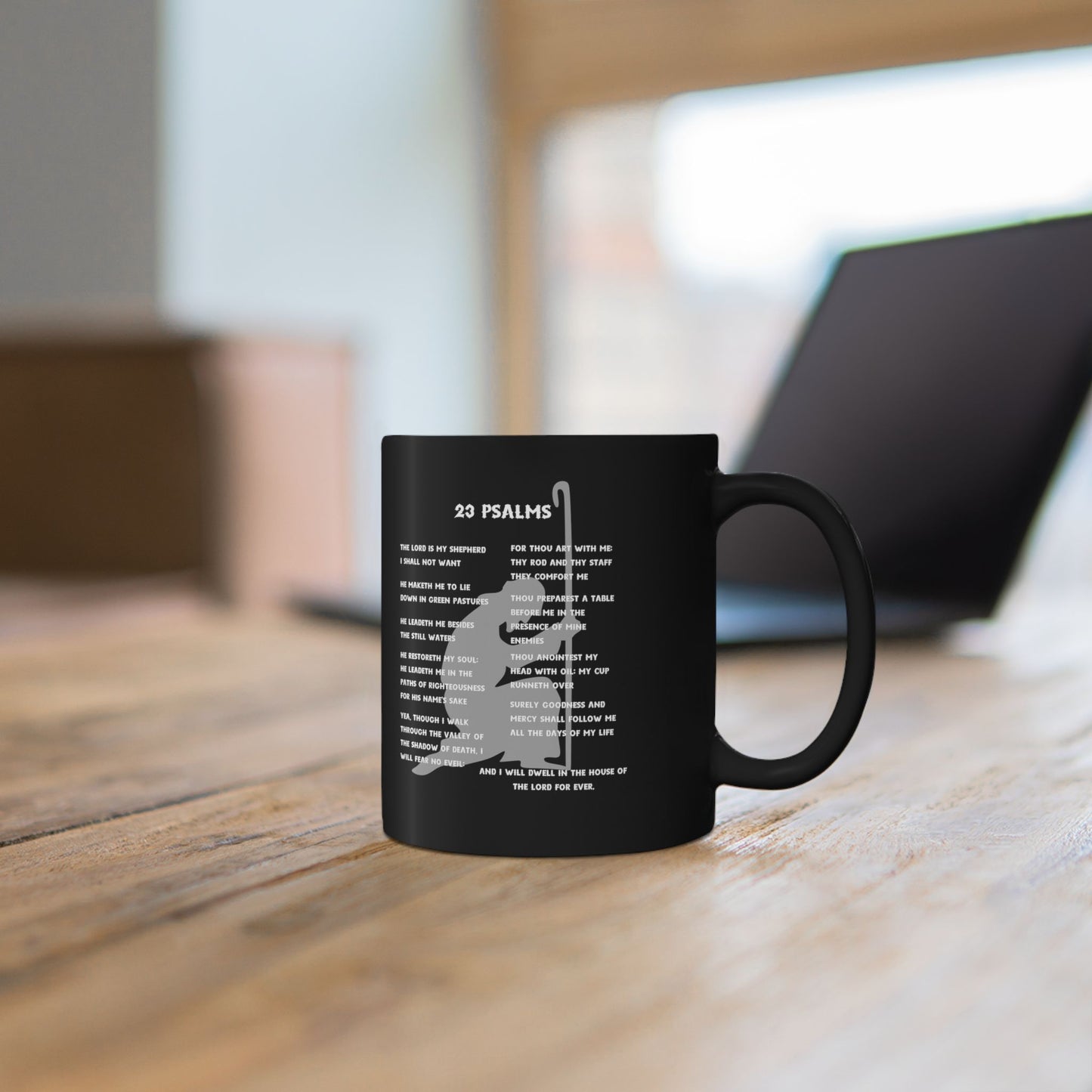 23 Psalms Black Coffee Mug — (11oz/15oz)