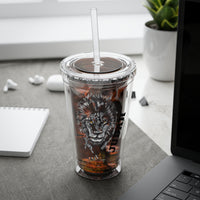 Lion of Judah 16oz Tumbler with Straw