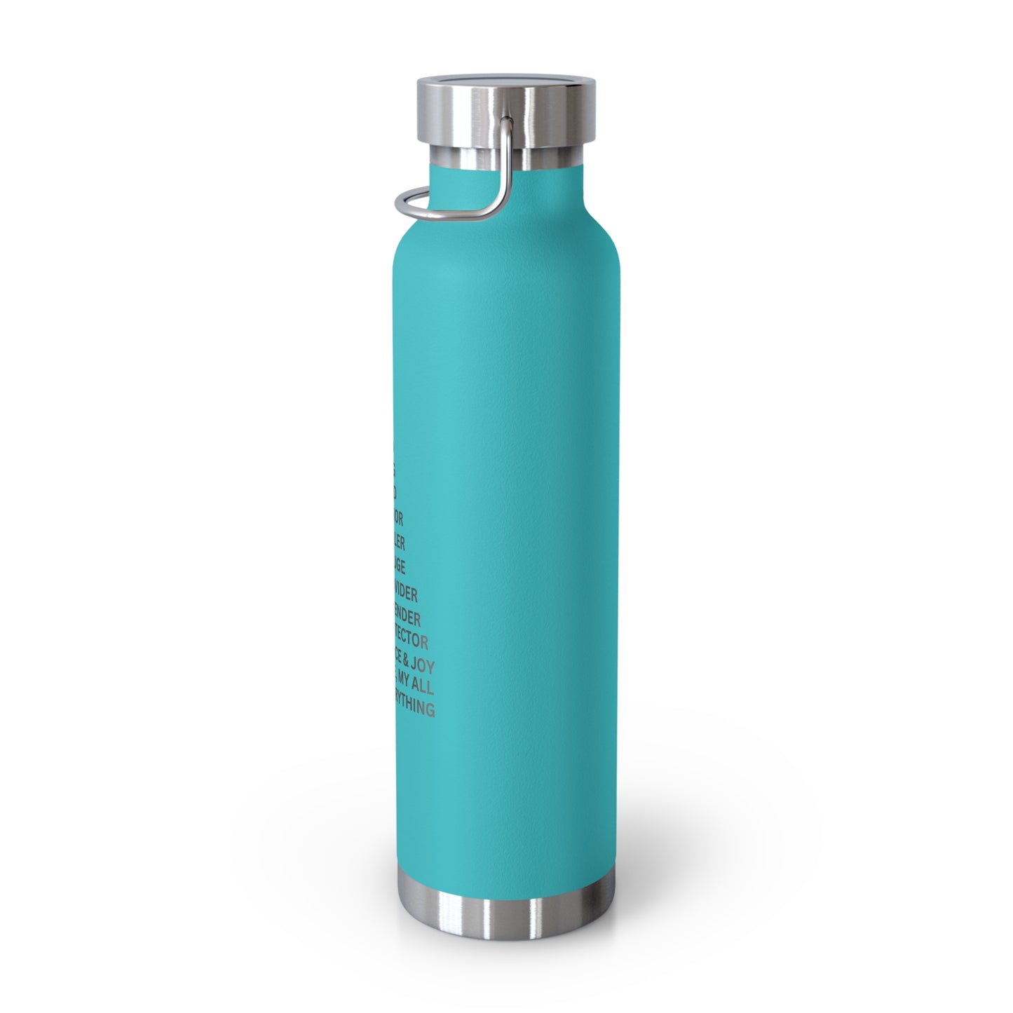 Christian JESUS IS 22oz Insulated Water Bottle - Black