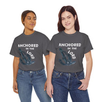 Anchored in the Lord T-Shirt - White