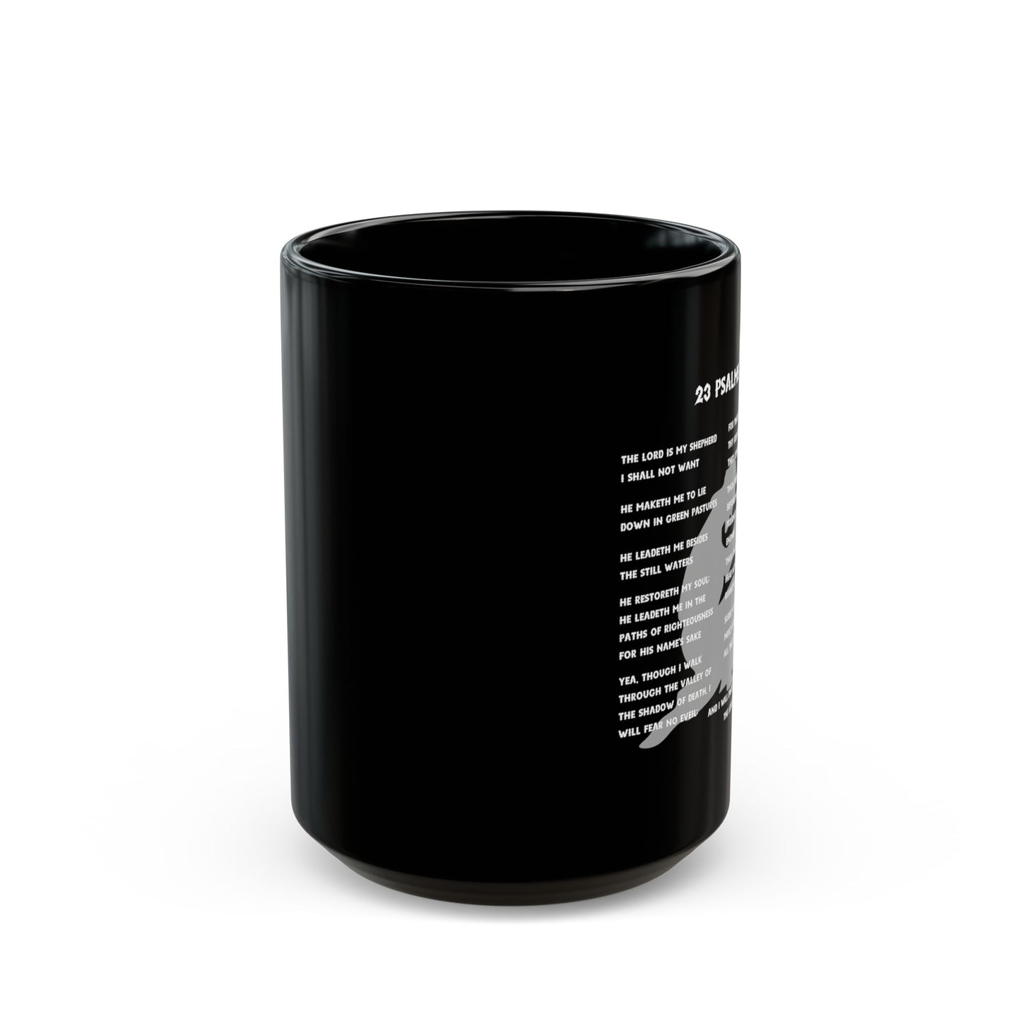 23 Psalms Black Coffee Mug — (11oz/15oz)