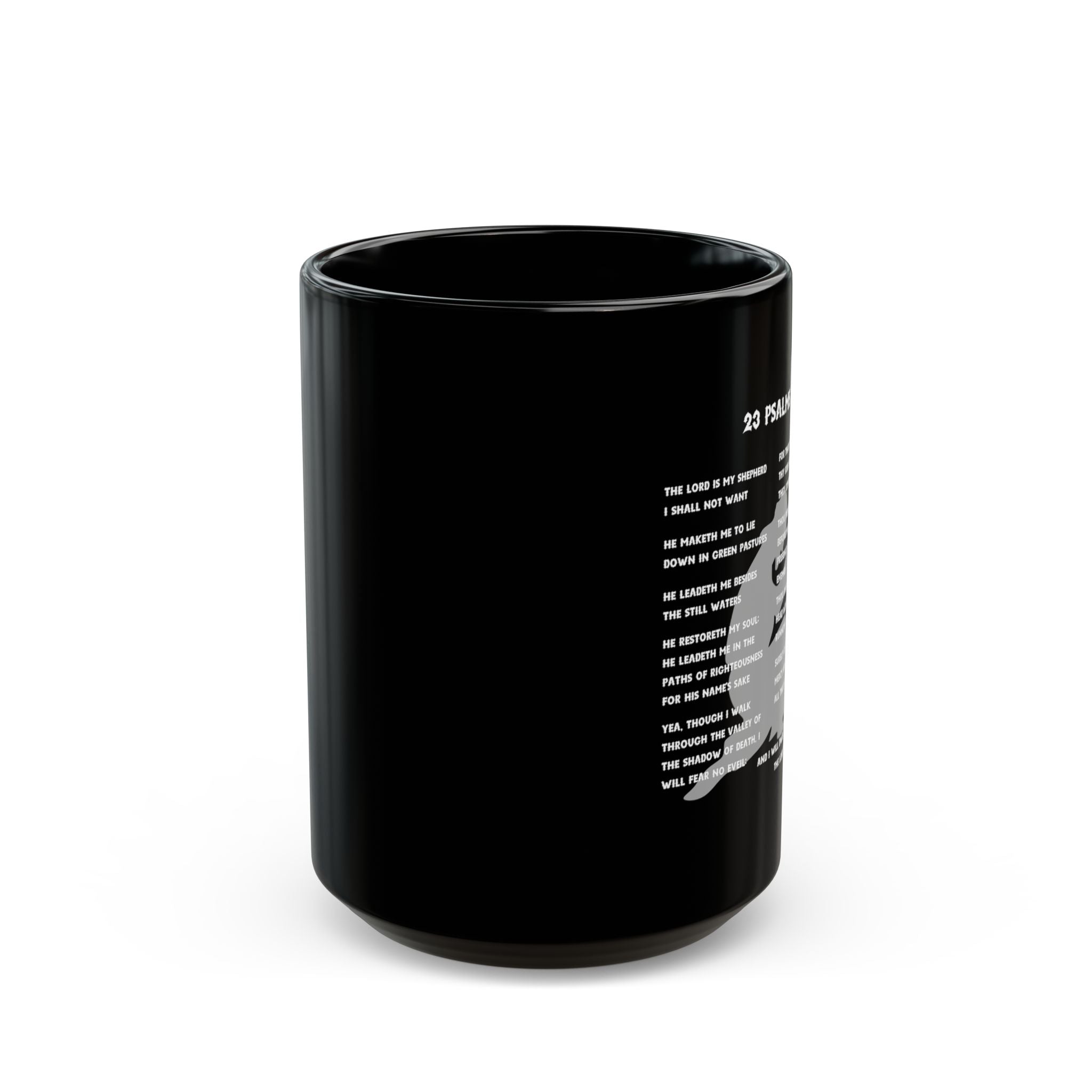 23 Psalms Black Coffee Mug — (11oz/15oz)