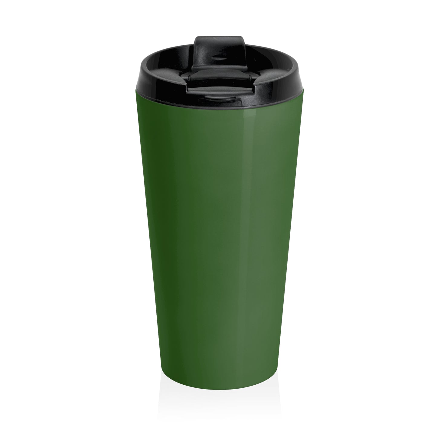 Christian JESUS IS Green Stainless Steel Travel Mug - White