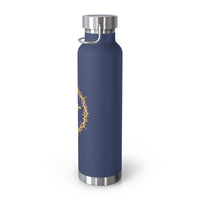 Jesus Crown of Thorns 22oz Insulated Water Bottle