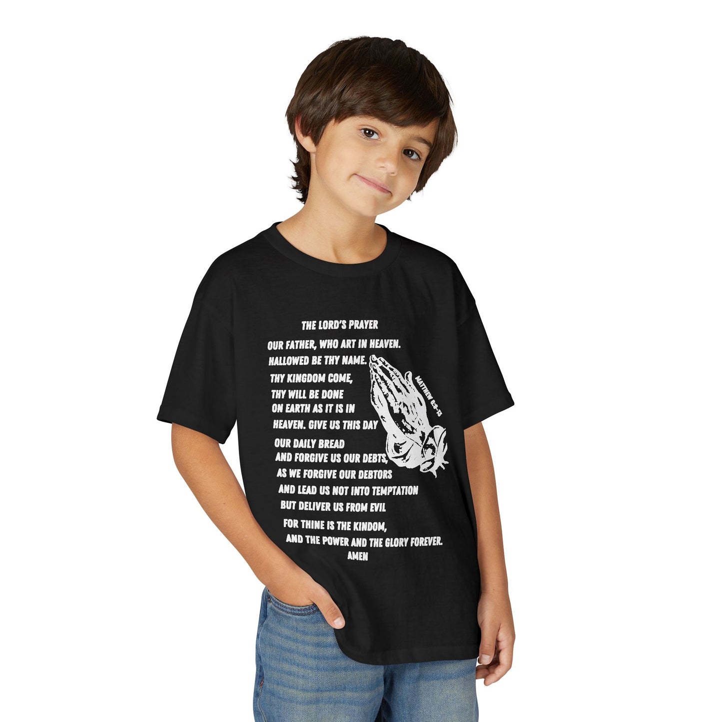 The Lord's Prayer Youth T-Shirt - White