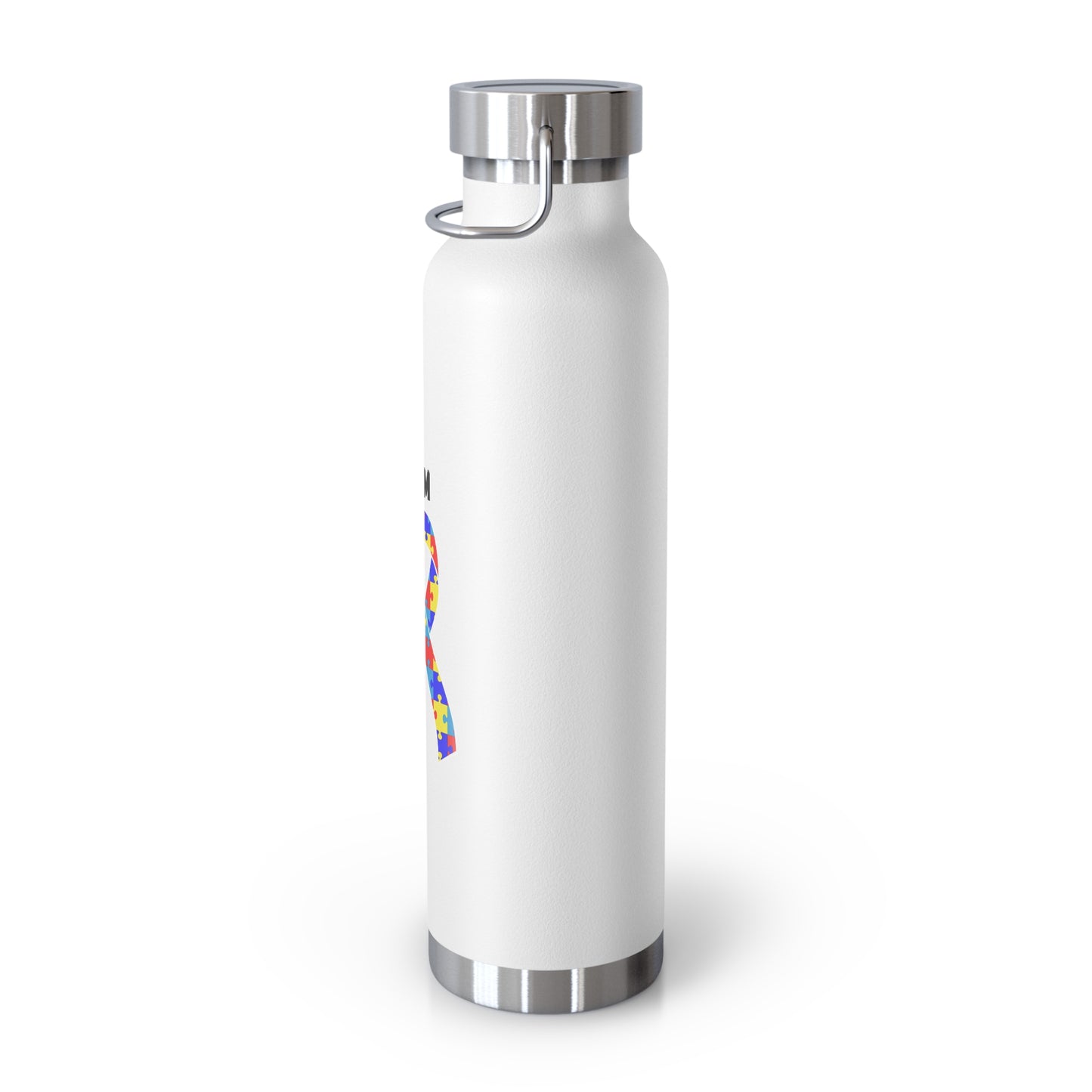 Autism Awareness Puzzle Ribbon 22oz Insulated Water Bottle