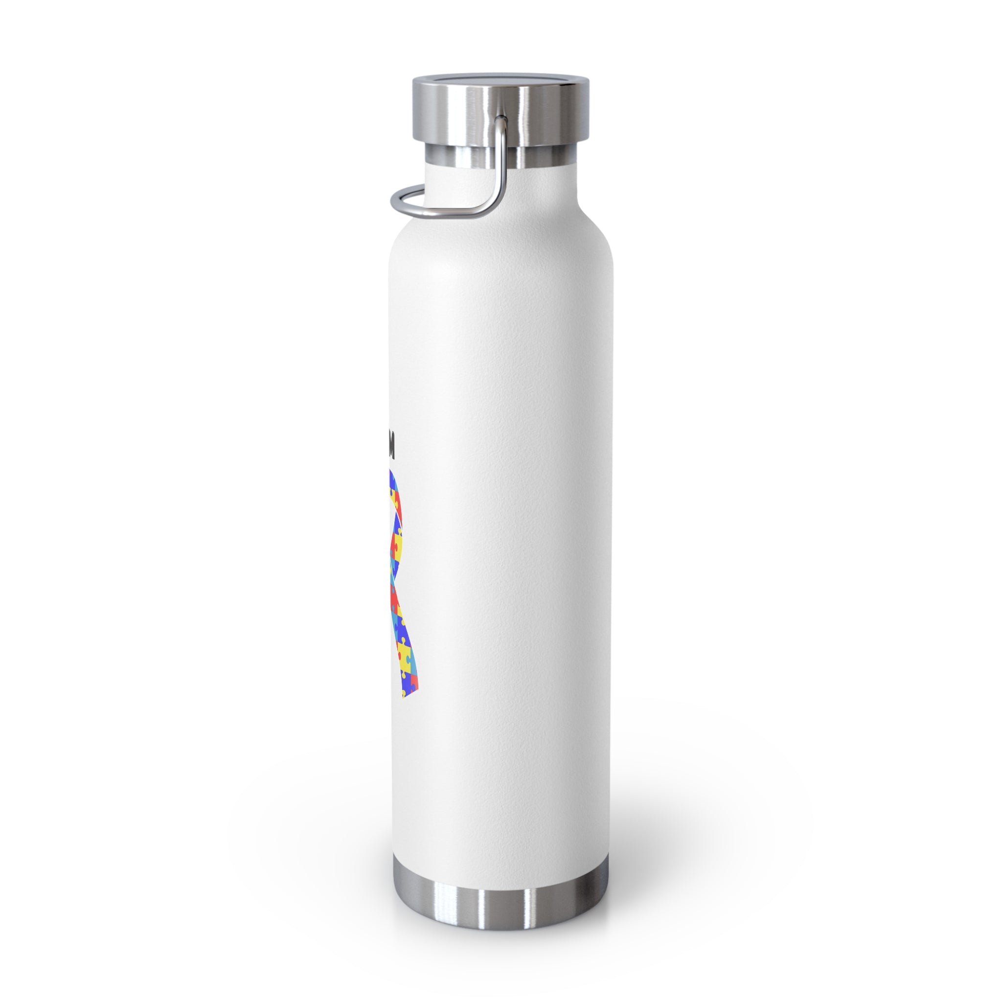 Autism Awareness Puzzle Ribbon 22oz Insulated Water Bottle