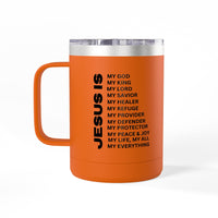 Christian Jesus Is 15oz Tumbler - Black