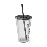 Faith "Forget About Impossible, Trust Him" 16oz Tumbler with Straw