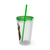 “PUSH: Pray Until Something Happens” 16oz Tumbler with Straw