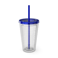 Christian JESUS IS 16oz Tumbler with Straw