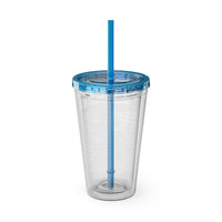 Bible Emergency Numbers 16oz Tumbler with Straw