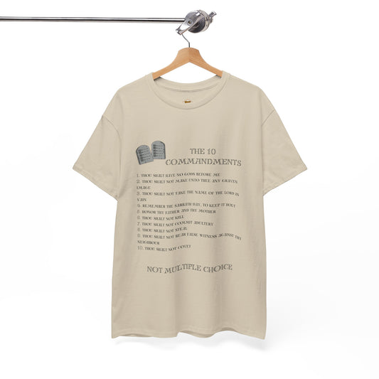 10 Commandments T-Shirt - Black