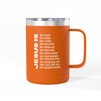 Christian Jesus Is 15oz Tumbler - White