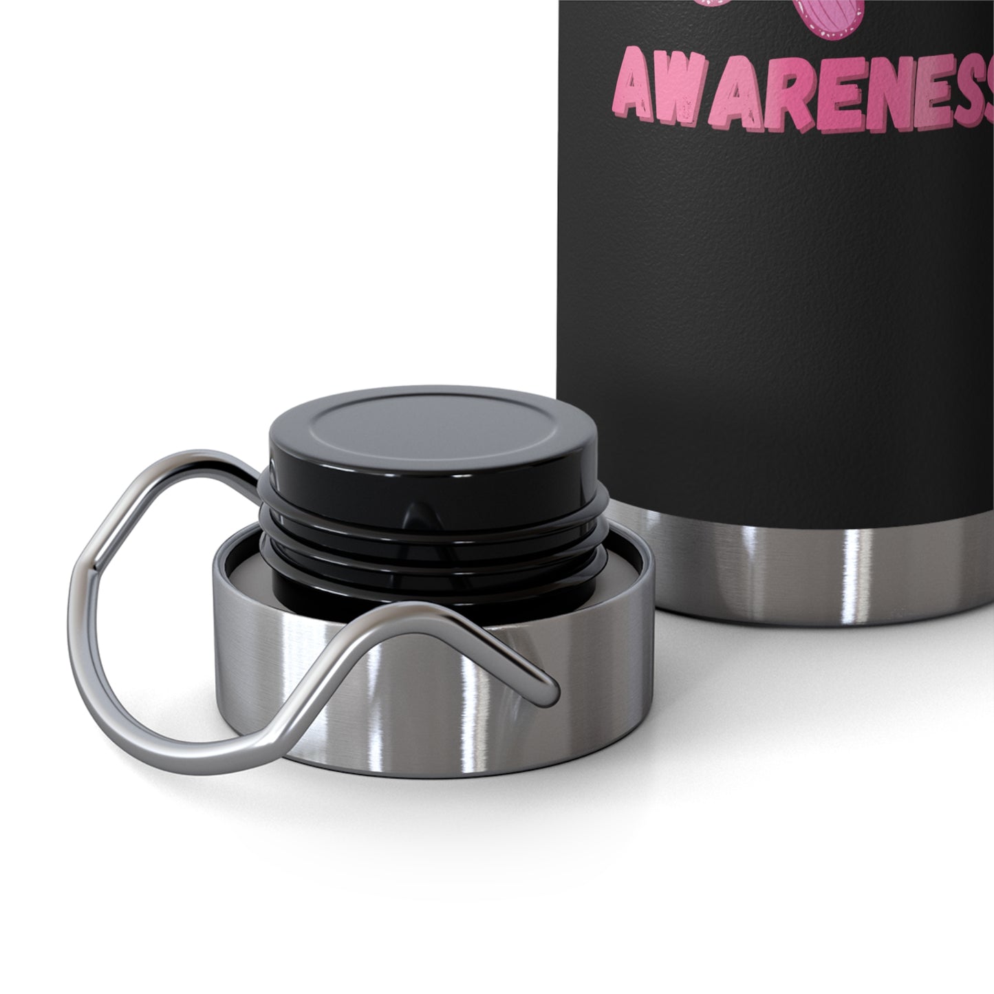 Butterfly Breast Cancer Awareness 22oz Insulated Water Bottle