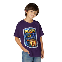 "Push: Pray Until Something Happens" Youth T-shirt - Hands
