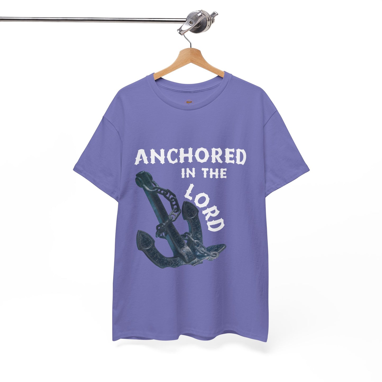 Anchored in the Lord T-Shirt - White