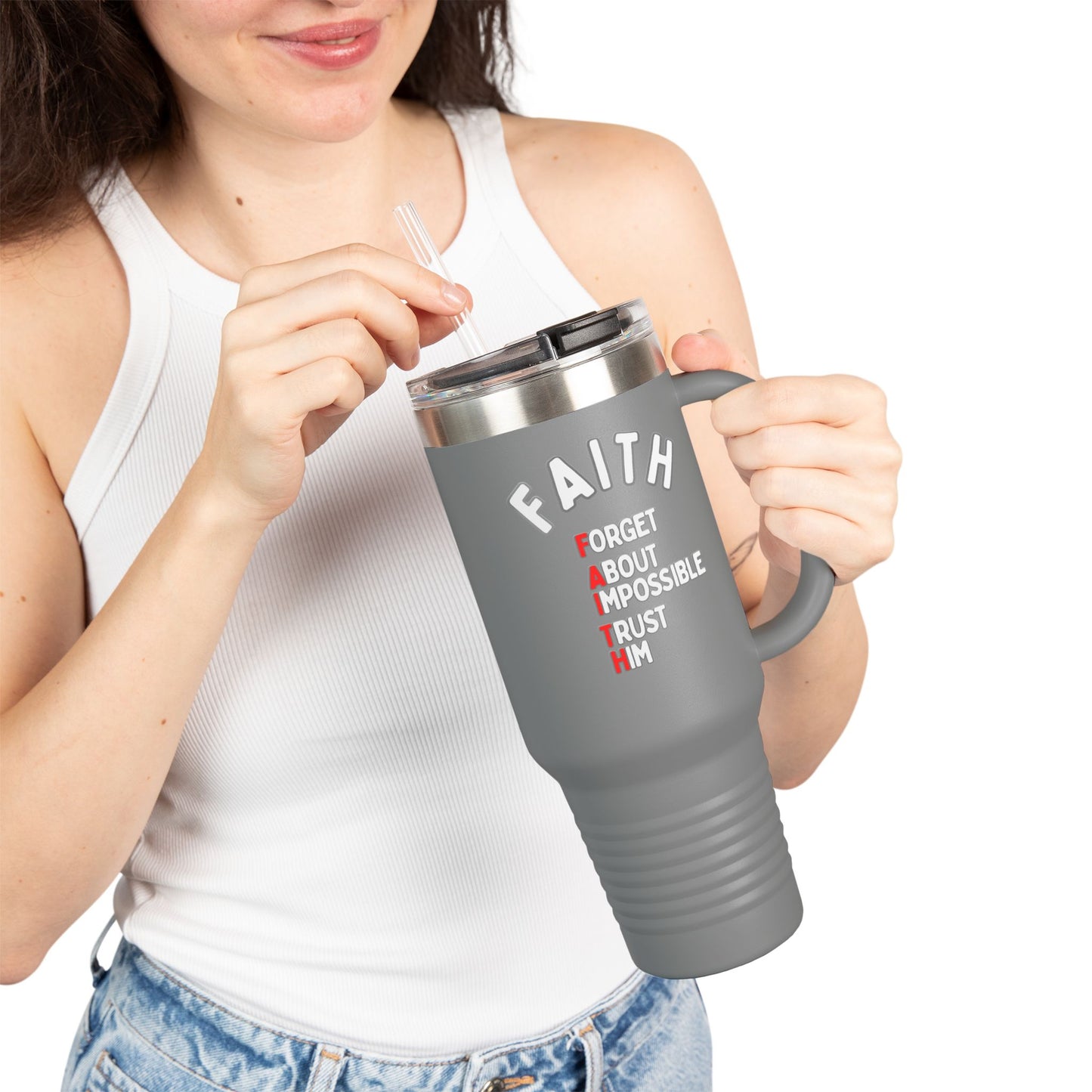 Faith Insulated Travel Mug, 40oz
