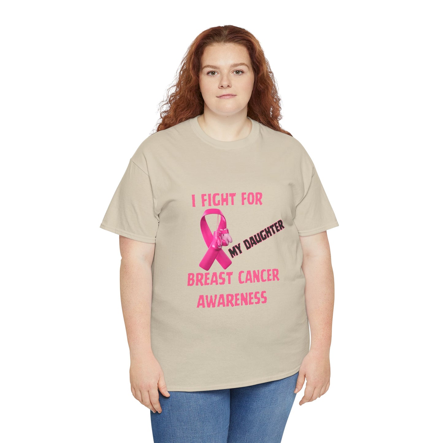 I Fight For My Daughter Pink Ribbon Shirt