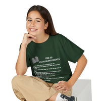 10 Commandments Youth T-shirt - White
