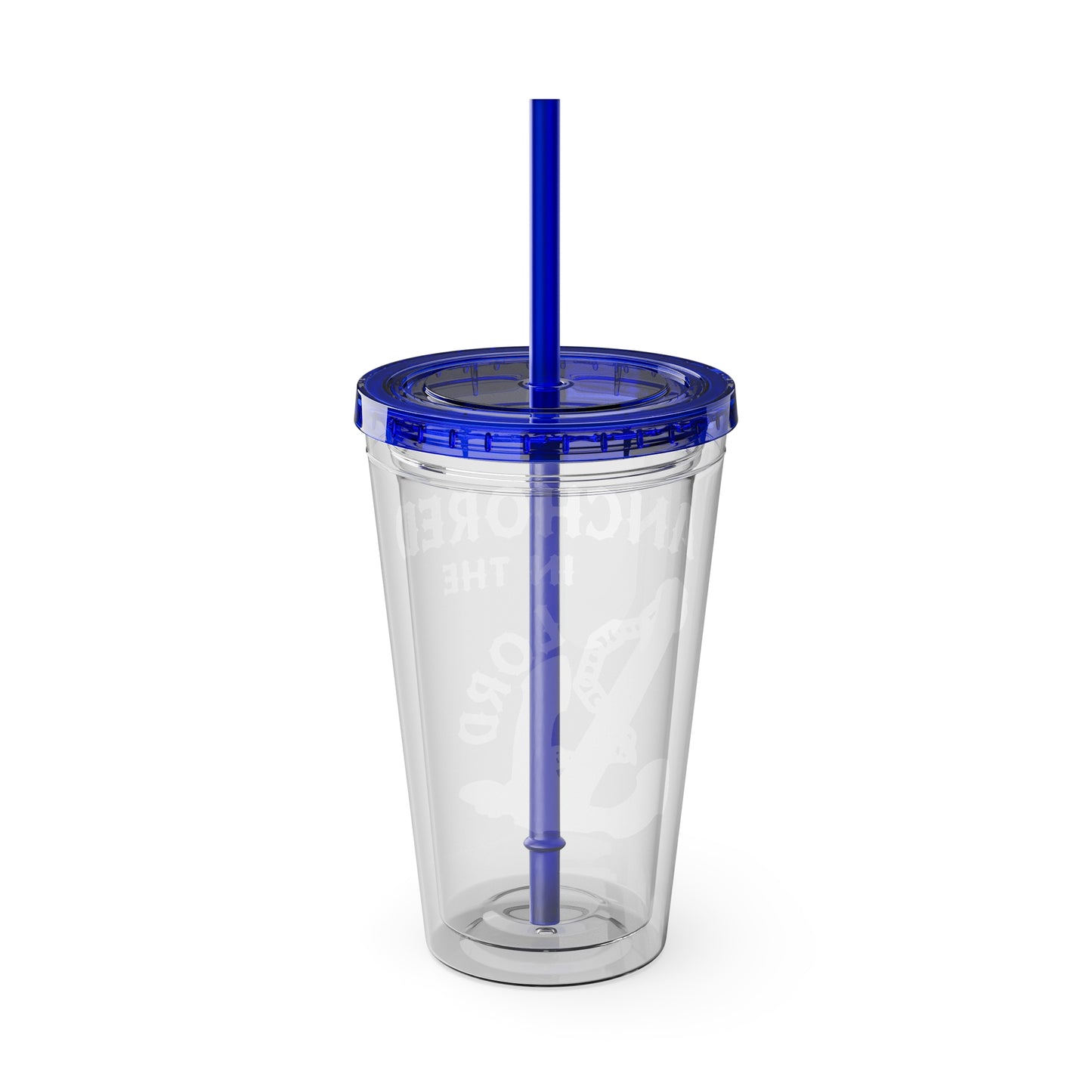 Anchored in the Lord 16oz Tumbler with Straw