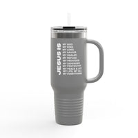 Christian JESUS IS Insulated Travel Mug, 40oz White
