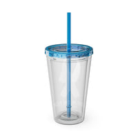 Pink Ribbon “Stay in the Fight” 16oz Tumbler with Straw