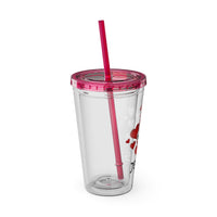 Jesus Heart Love 16oz Tumbler with Straw