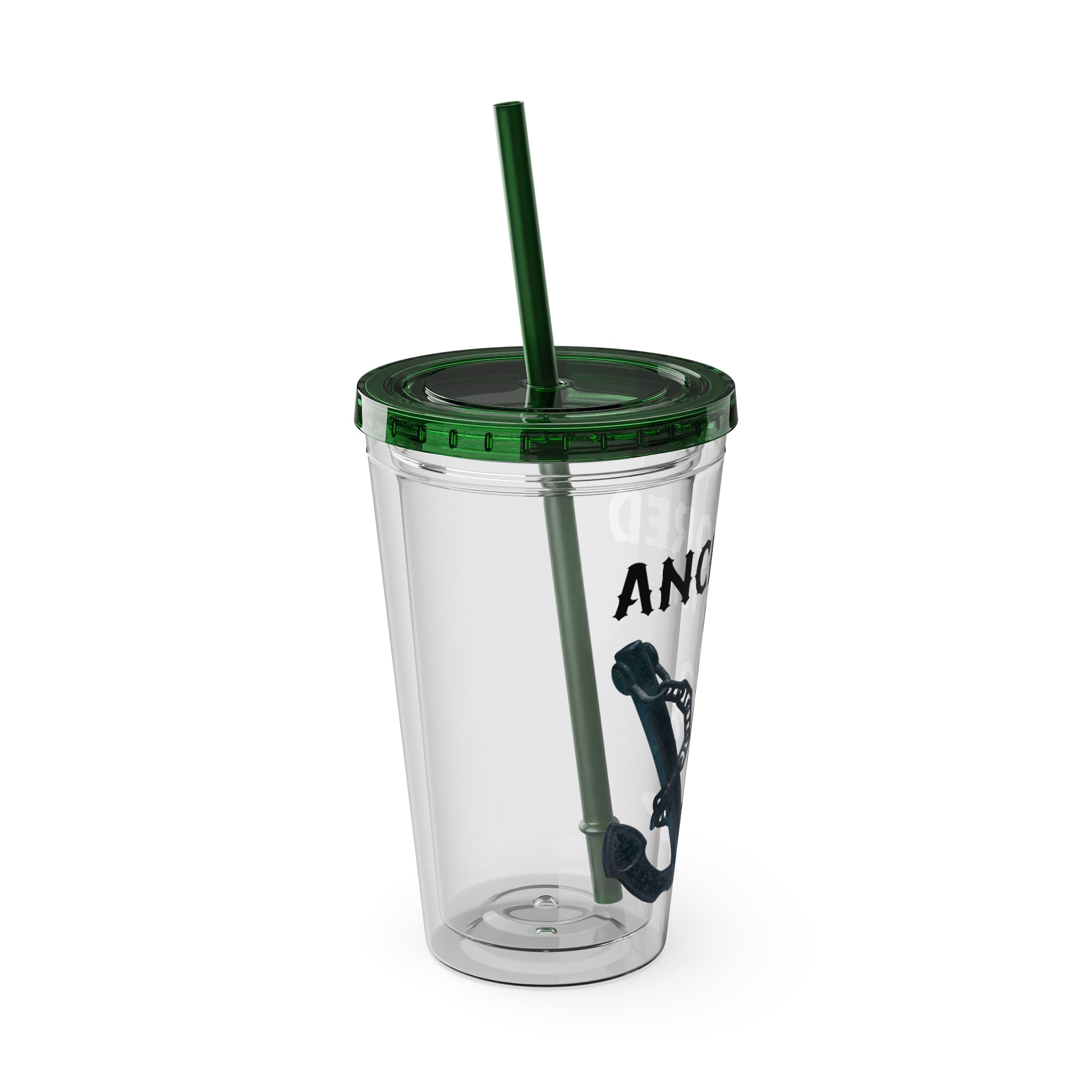 Anchored in the Lord 16oz Tumbler with Straw