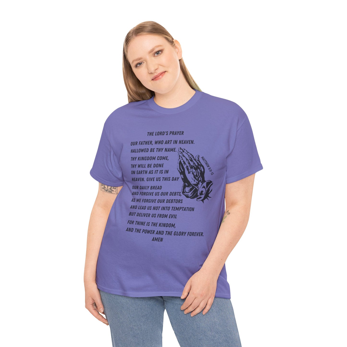 The Lord's Prayer T‑Shirt - Black