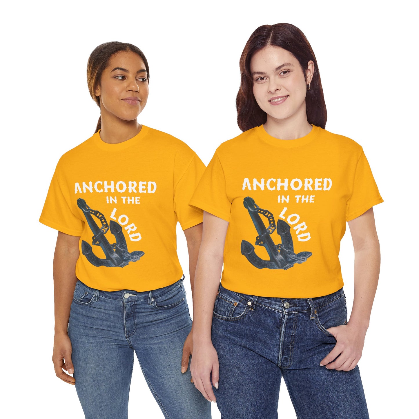 Anchored in the Lord T-Shirt - White