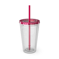 Bible Emergency Numbers 16oz Tumbler with Straw